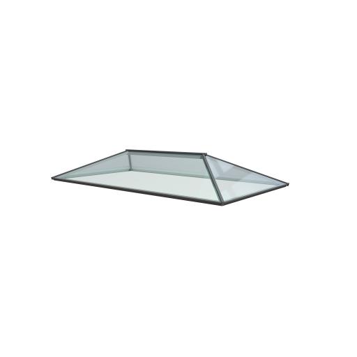 Atlas 3m x 1m Aluminium roof lantern 4 Pane