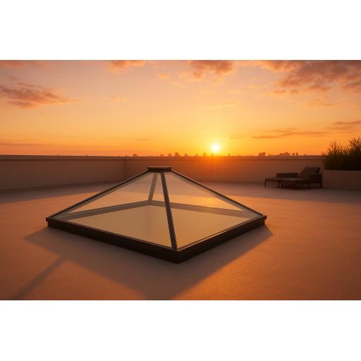 Atlas 1750mm x 1500mm Aluminium roof lantern 4 Pane